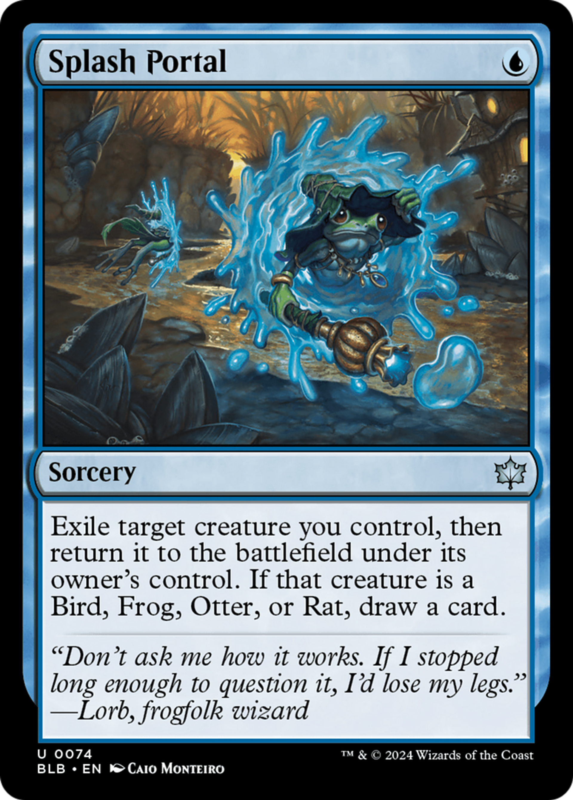 Portail éclaboussure — Bloomburrow — Magic: The Gathering