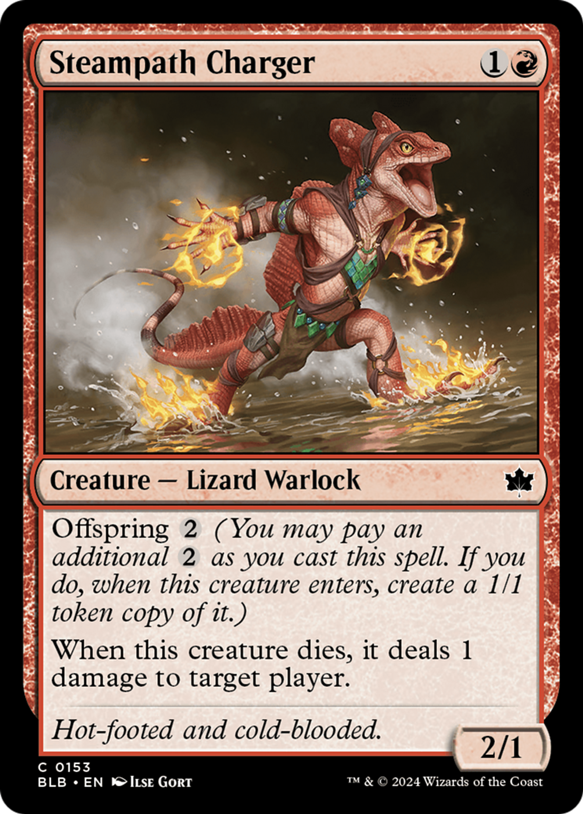 Steampath Charger — Bloomburrow — Magic: The Gathering