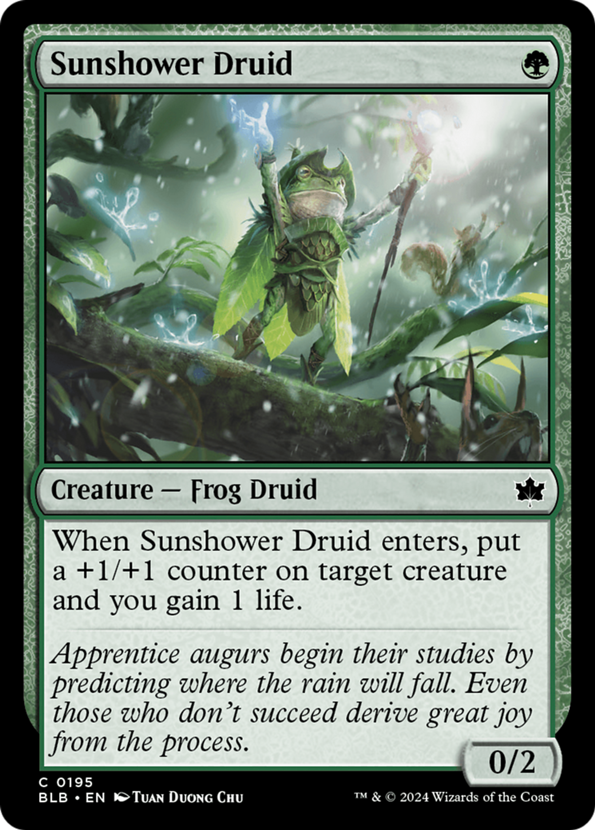 Sunshower Druid — Bloomburrow — Magic: The Gathering