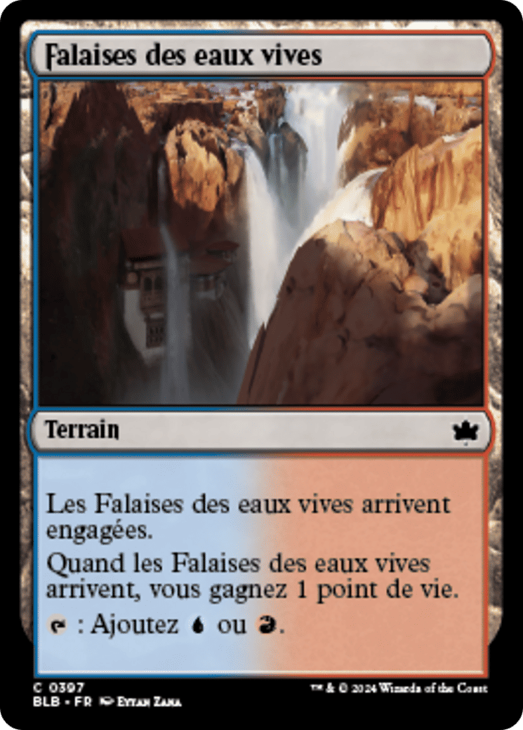 Falaises des eaux vives — Bloomburrow — Magic: The Gathering