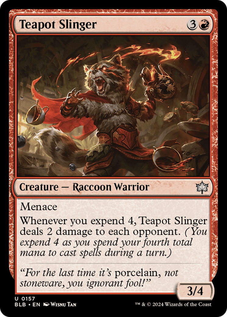 Teapot Slinger — Bloomburrow — Magic: The Gathering