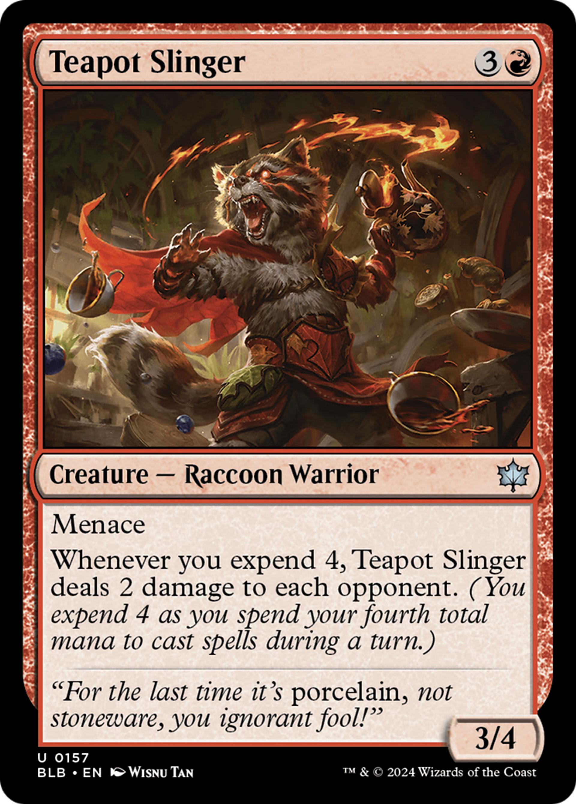 Teapot Slinger — Bloomburrow — Magic: The Gathering