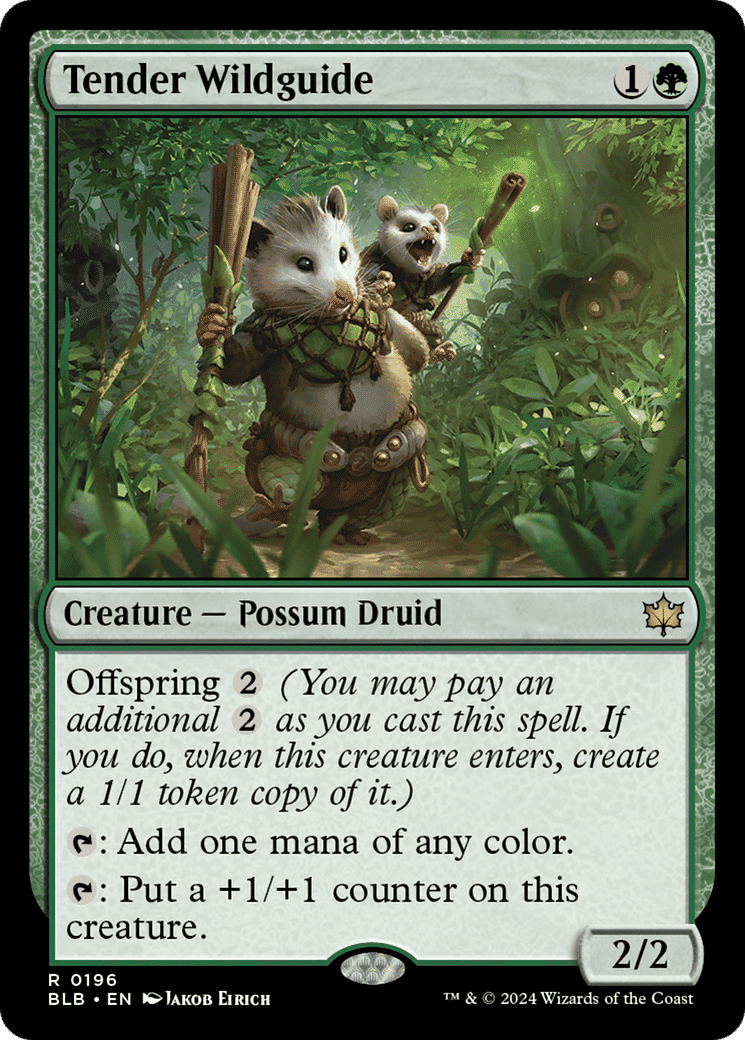 Tender Wildguide — Bloomburrow — Magic: The Gathering