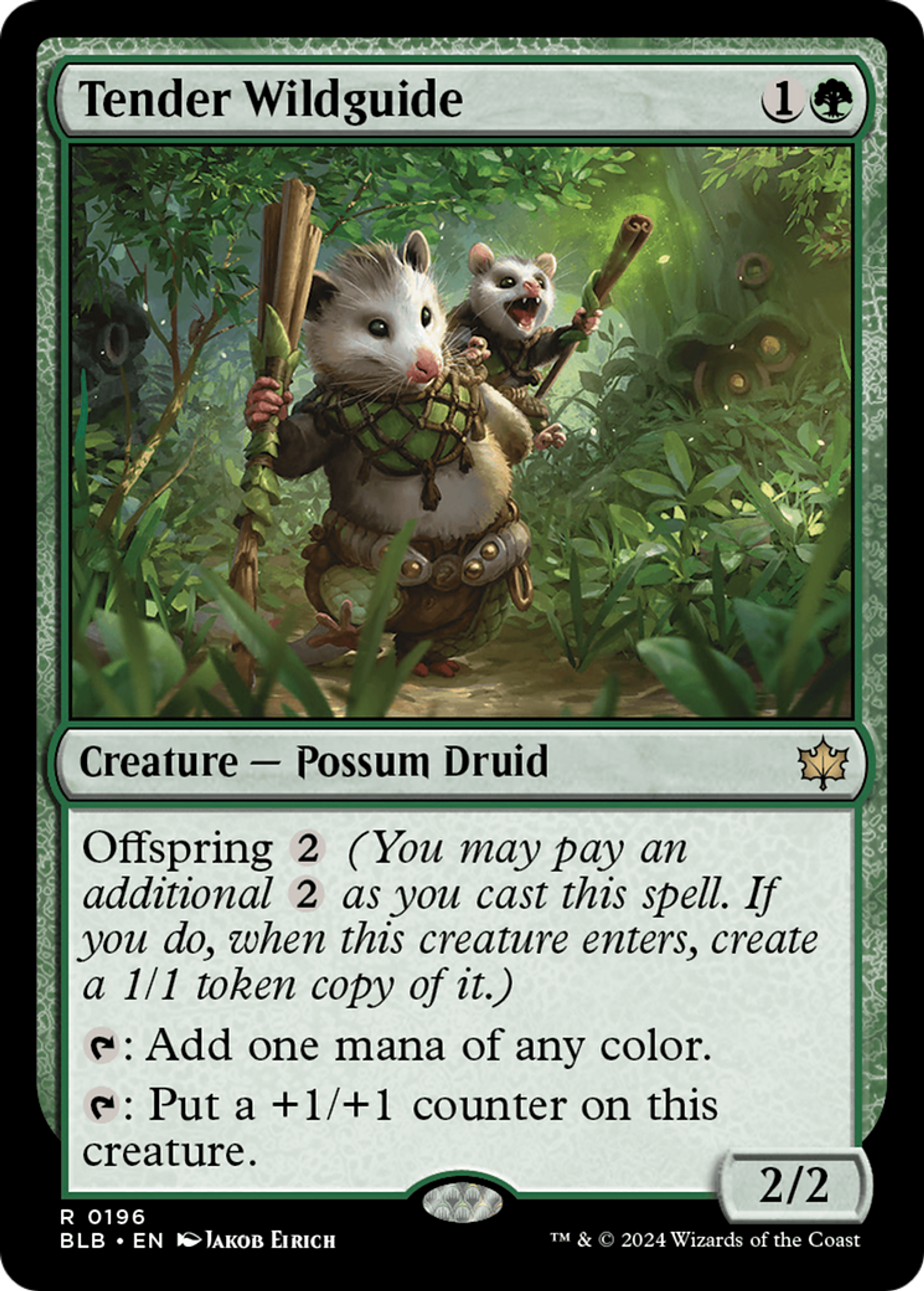 Tender Wildguide — Bloomburrow — Magic: The Gathering