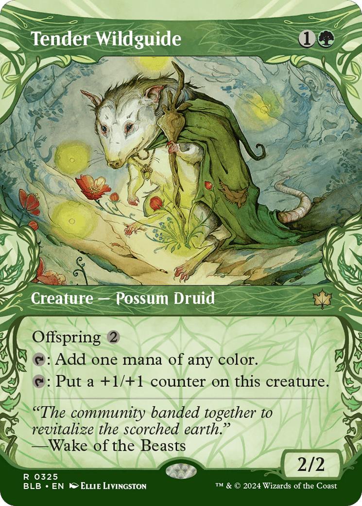 Tender Wildguide — Bloomburrow — Magic: The Gathering