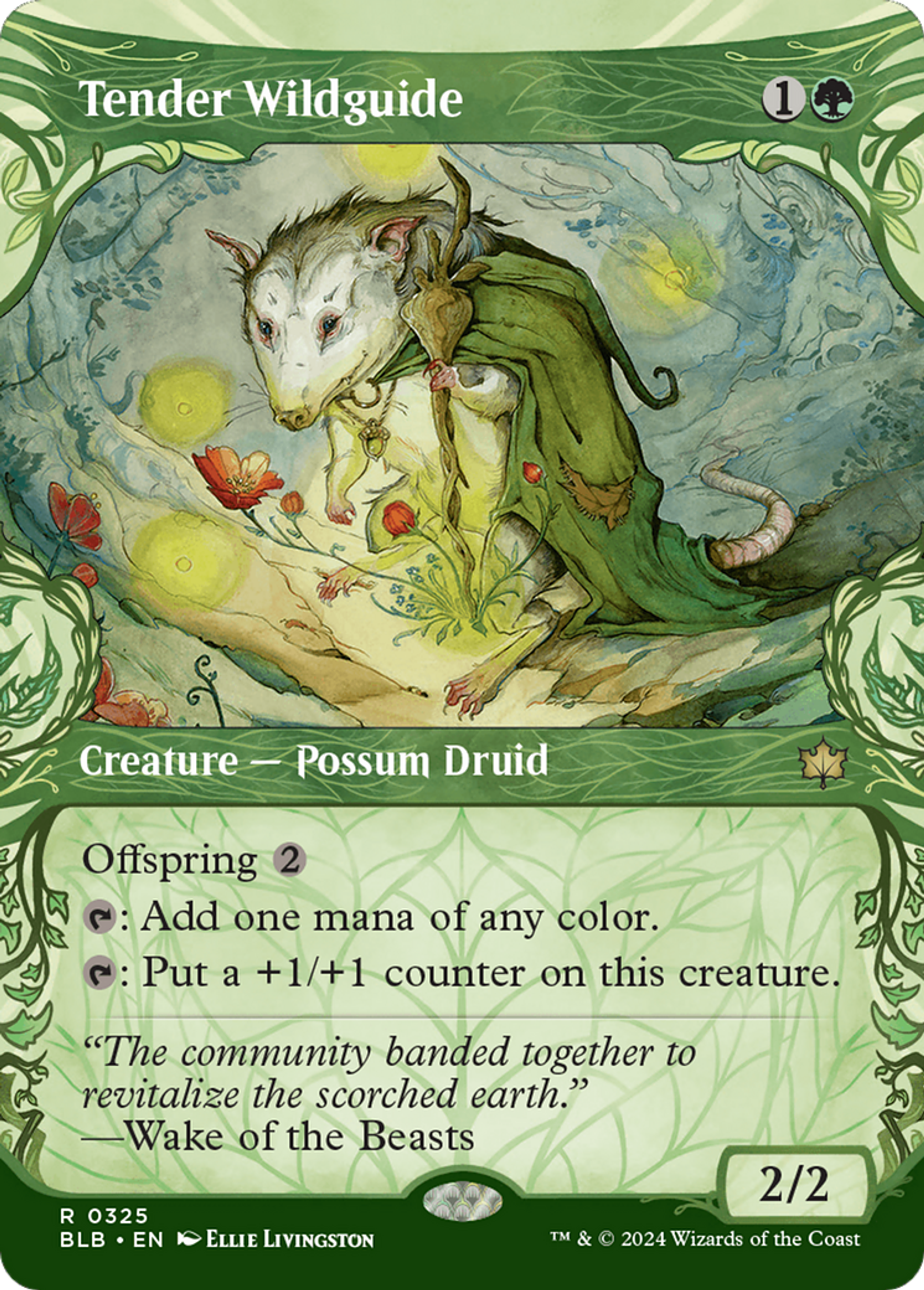 Tender Wildguide — Bloomburrow — Magic: The Gathering