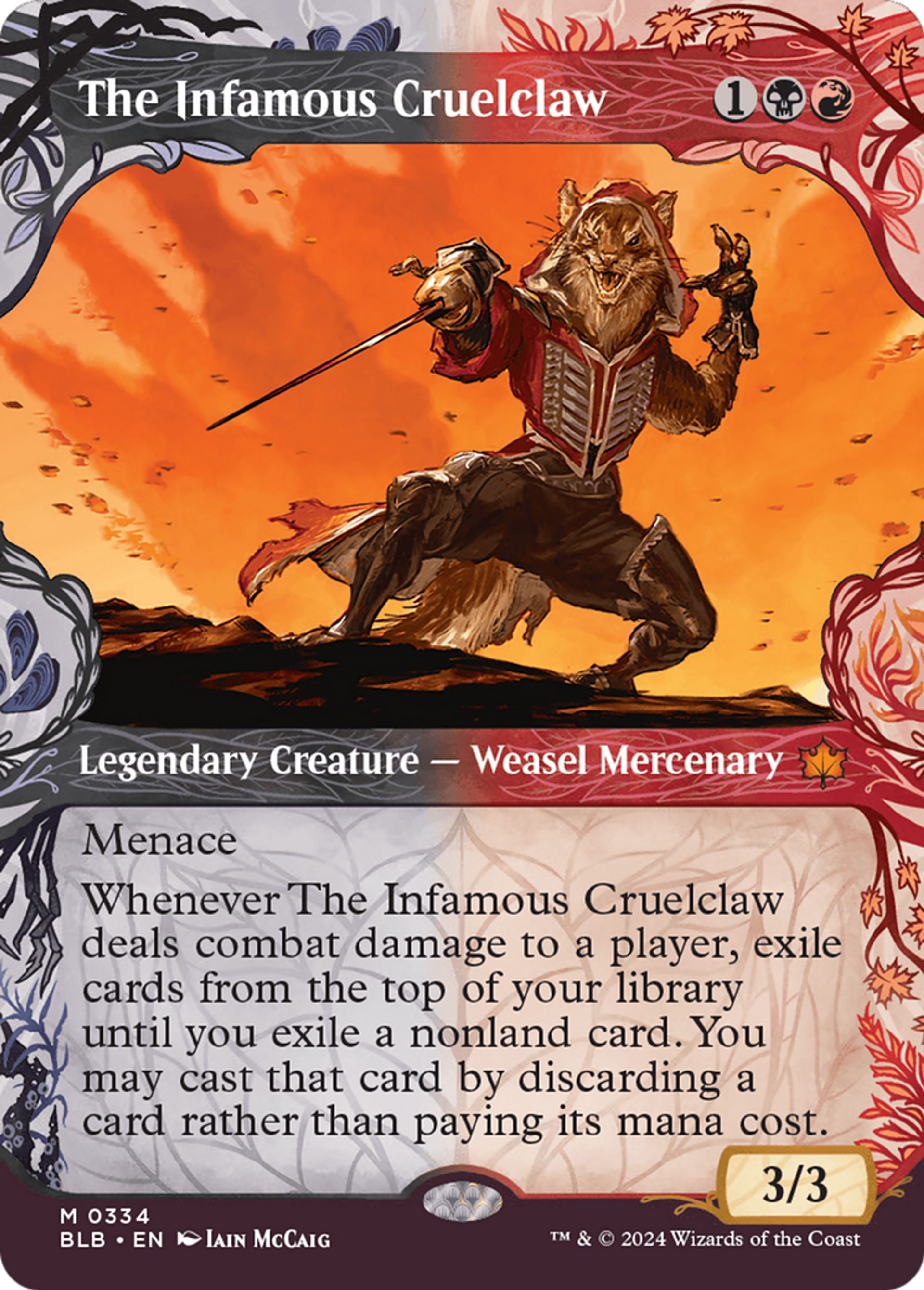 The Infamous Cruelclaw — Bloomburrow — Magic: The Gathering