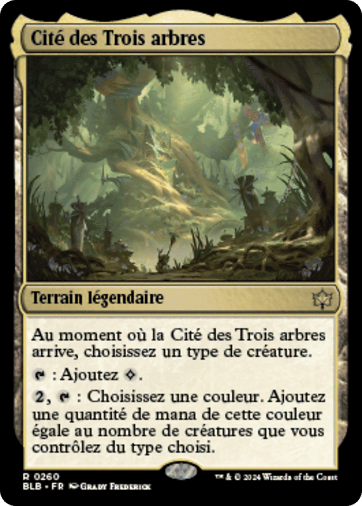 Cité des Trois arbres — Bloomburrow — Magic: The Gathering