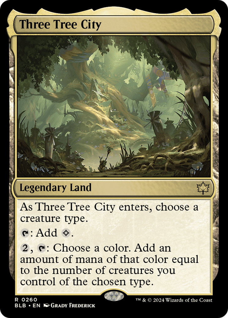 Three Tree City — Bloomburrow — Magic: The Gathering