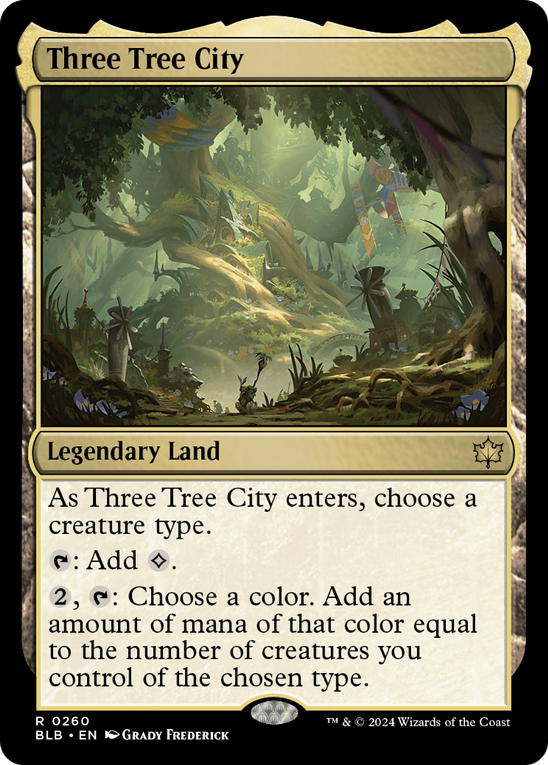 Three Tree City — Bloomburrow — Magic: The Gathering