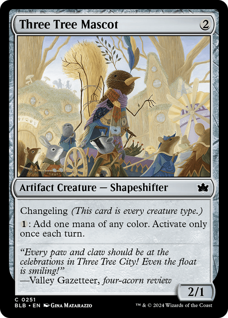 Three Tree Mascot — Bloomburrow — Magic: The Gathering
