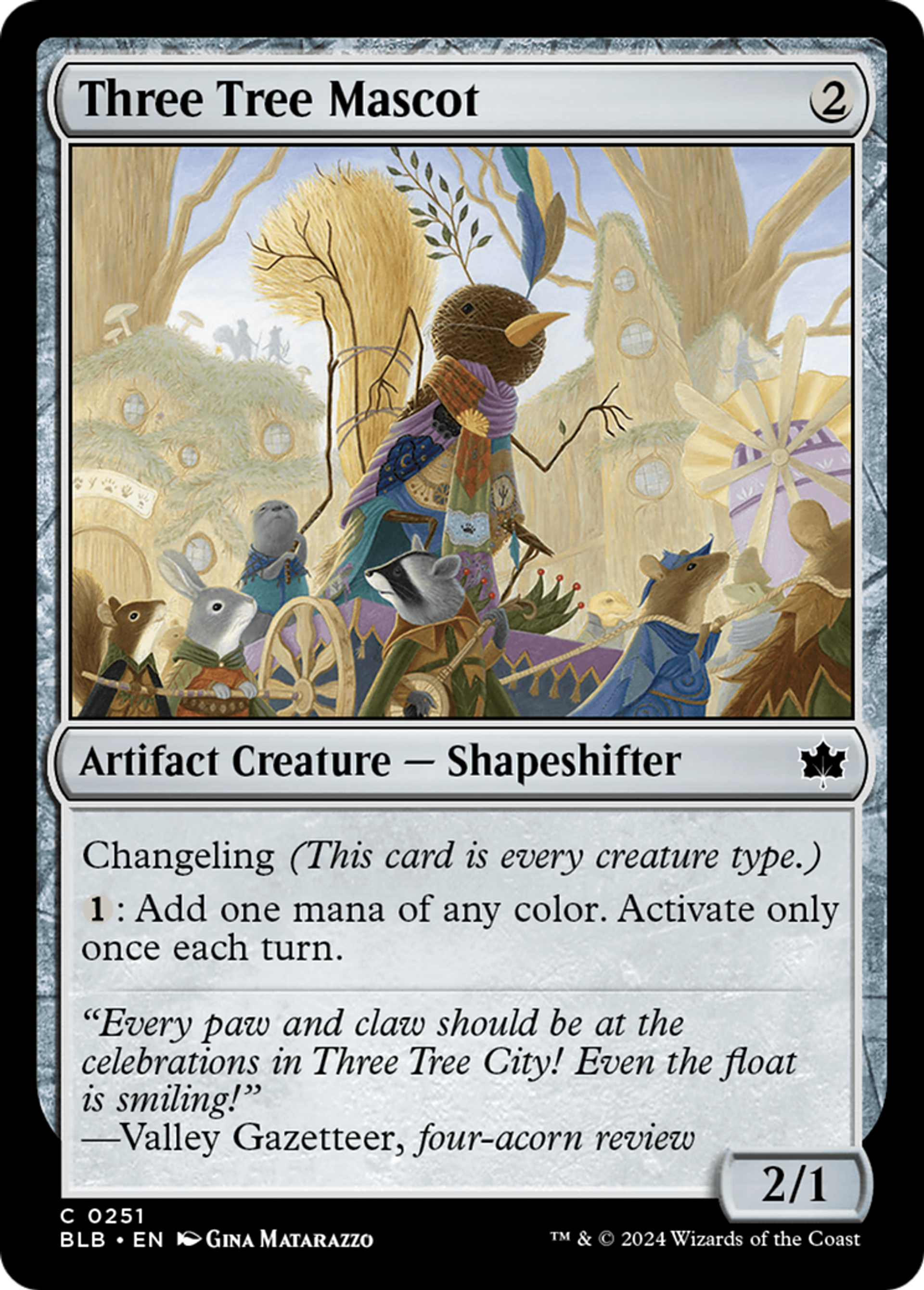 Three Tree Mascot — Bloomburrow — Magic: The Gathering