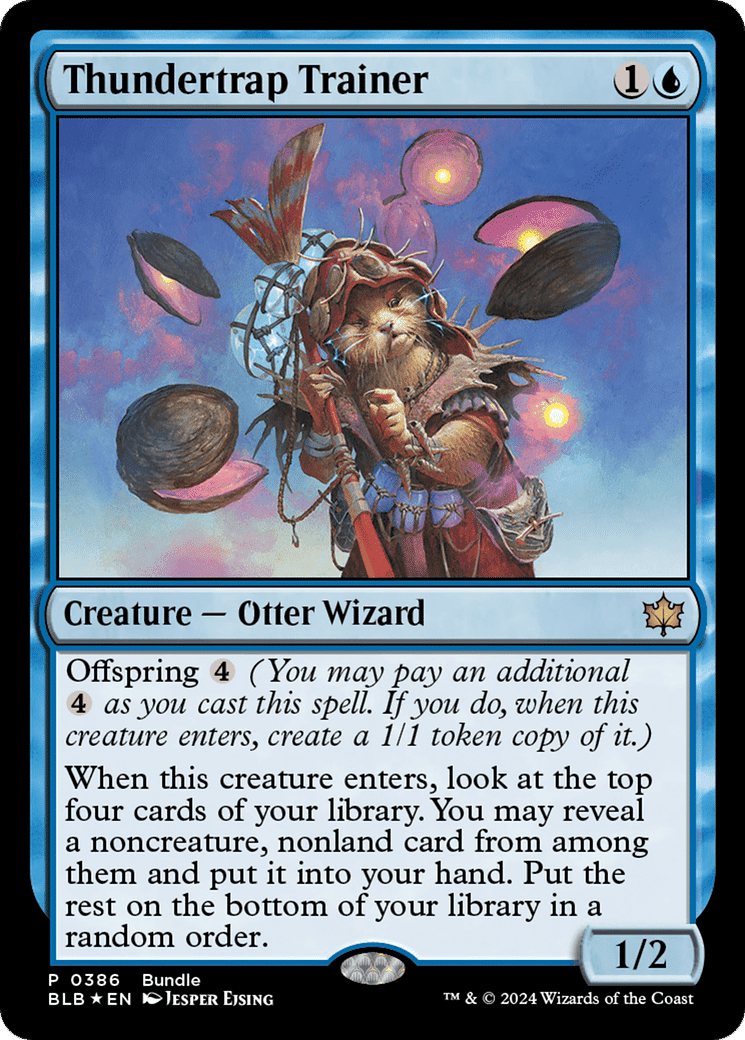 Thundertrap Trainer — Bloomburrow — Magic: The Gathering