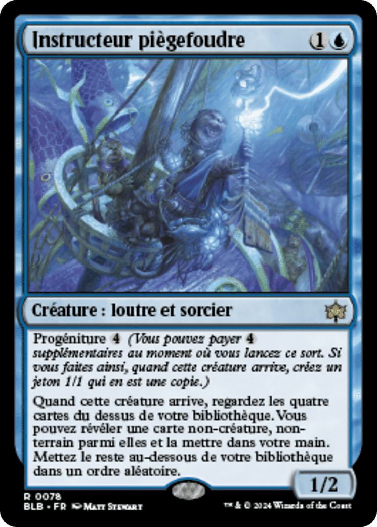 Instructeur piègefoudre — Bloomburrow — Magic: The Gathering
