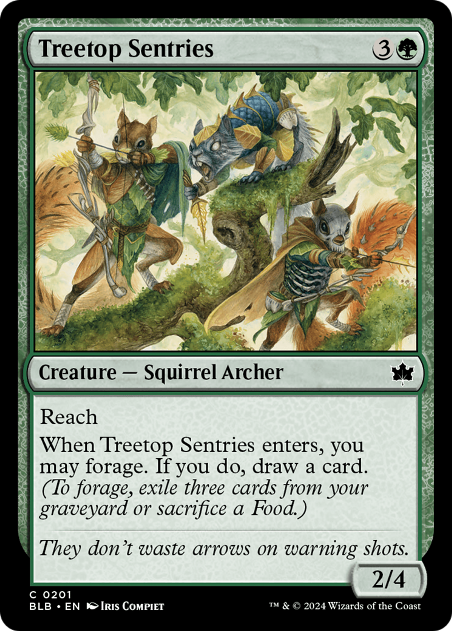 Treetop Sentries — Bloomburrow — Magic: The Gathering