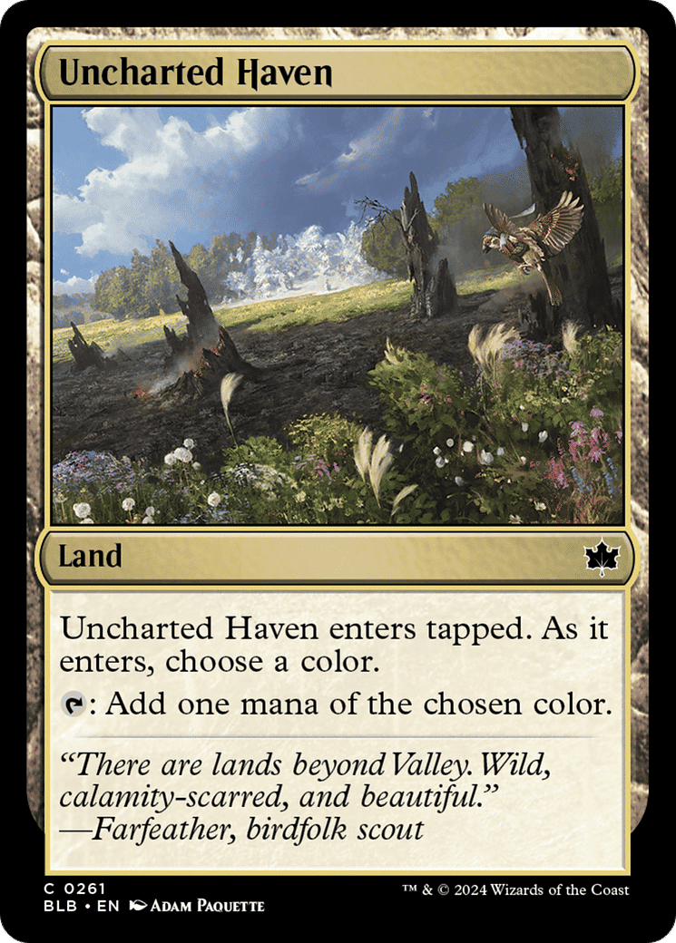 Uncharted Haven — Bloomburrow — Magic: The Gathering