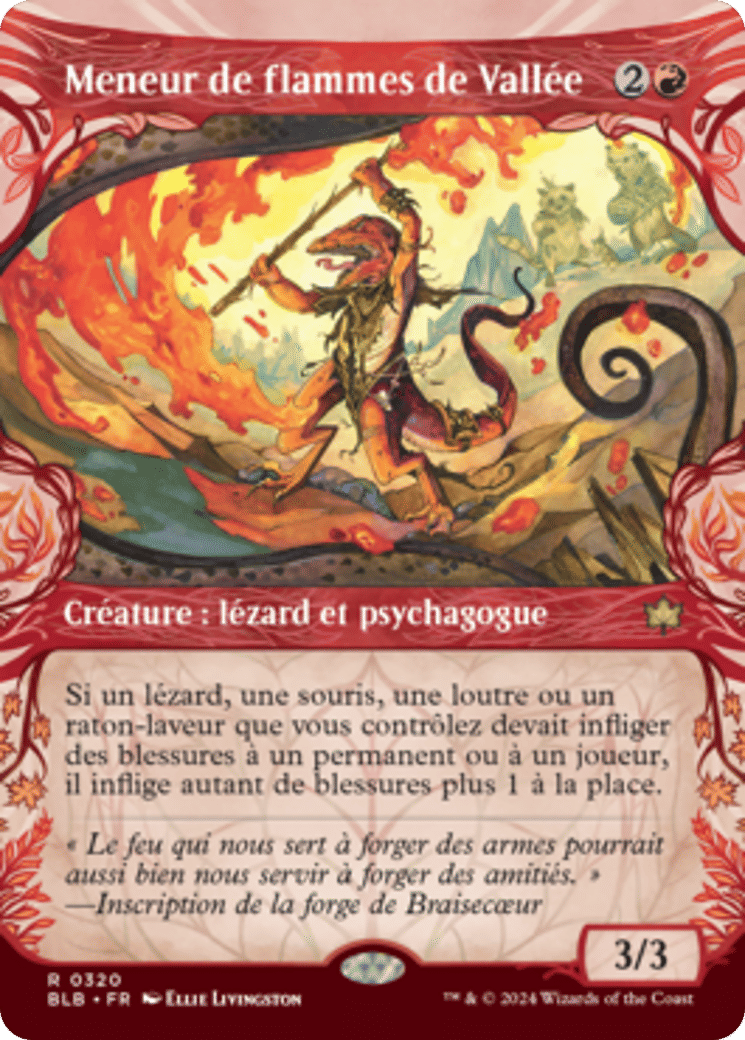 Meneur de flammes de Vallée — Bloomburrow — Magic: The Gathering