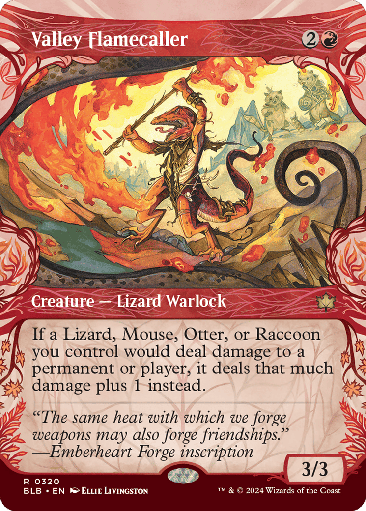 Valley Flamecaller — Bloomburrow — Magic: The Gathering