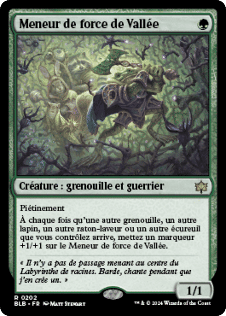 Meneur de force de Vallée — Bloomburrow — Magic: The Gathering