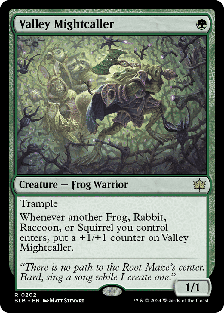 Valley Mightcaller — Bloomburrow — Magic: The Gathering