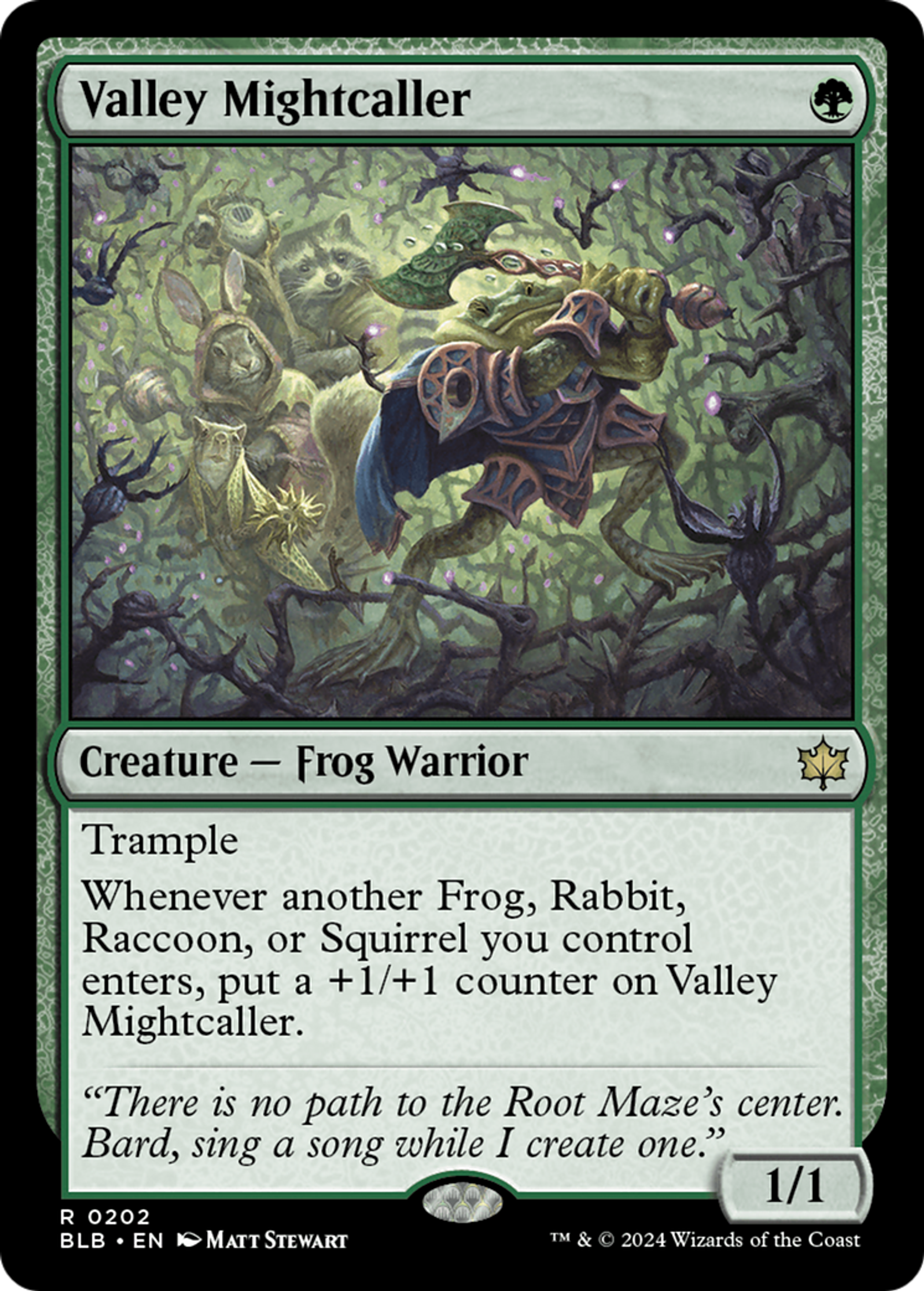 Meneur de force de Vallée — Bloomburrow — Magic: The Gathering