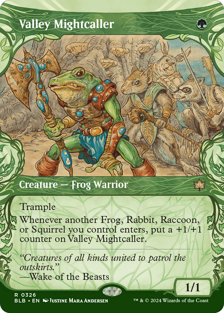 Valley Mightcaller — Bloomburrow — Magic: The Gathering