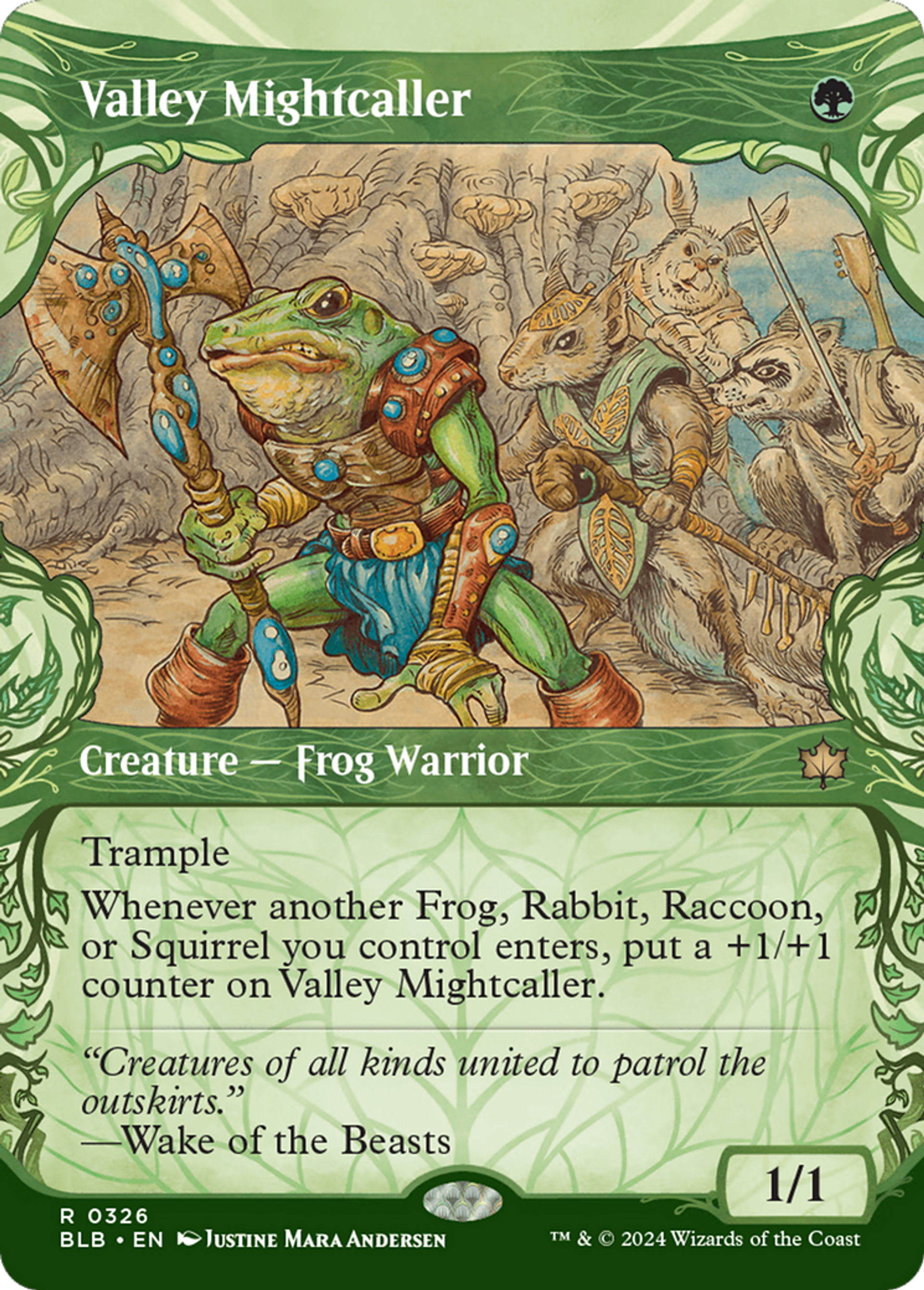 Valley Mightcaller — Bloomburrow — Magic: The Gathering