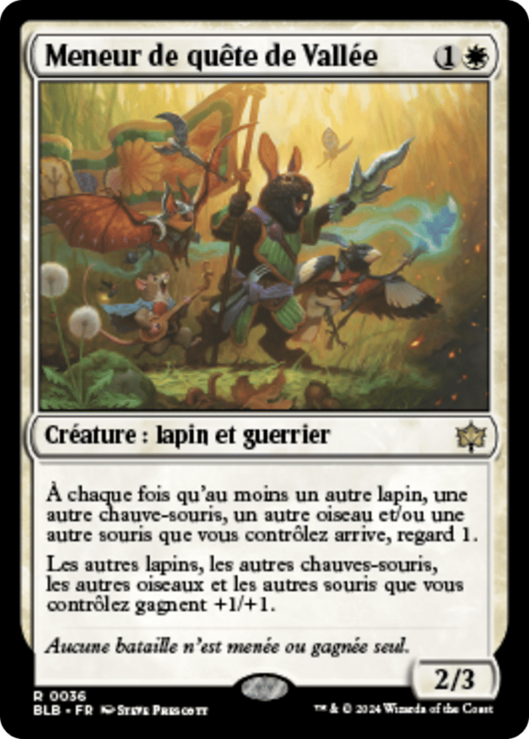 Meneur de quête de Vallée — Bloomburrow — Magic: The Gathering