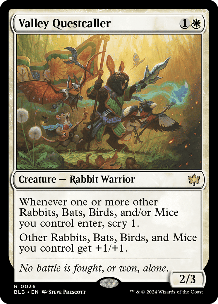 Valley Questcaller — Bloomburrow — Magic: The Gathering