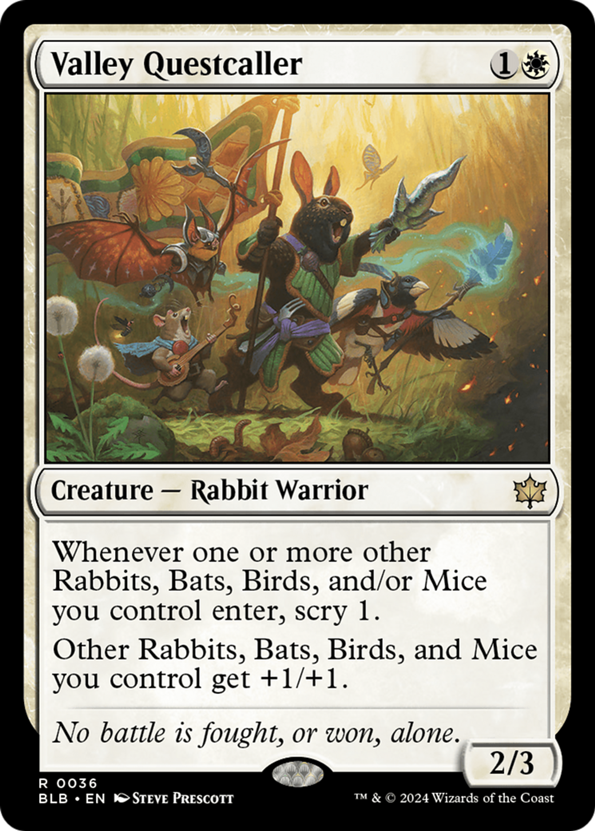Meneur de quête de Vallée — Bloomburrow — Magic: The Gathering