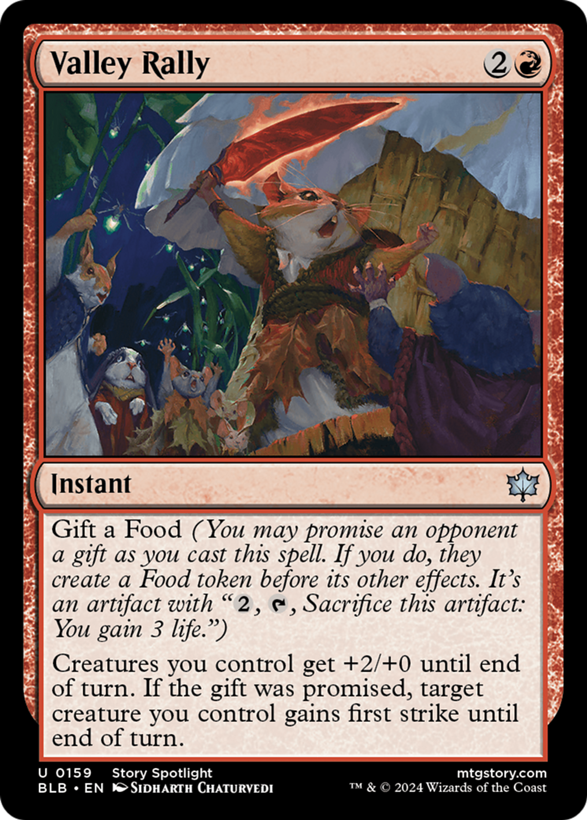 Ralliement de Vallée — Bloomburrow — Magic: The Gathering