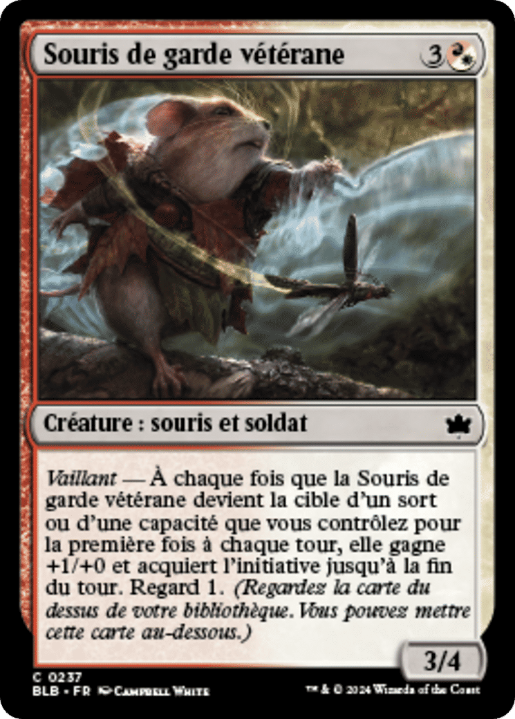 Souris de garde vétérane — Bloomburrow — Magic: The Gathering