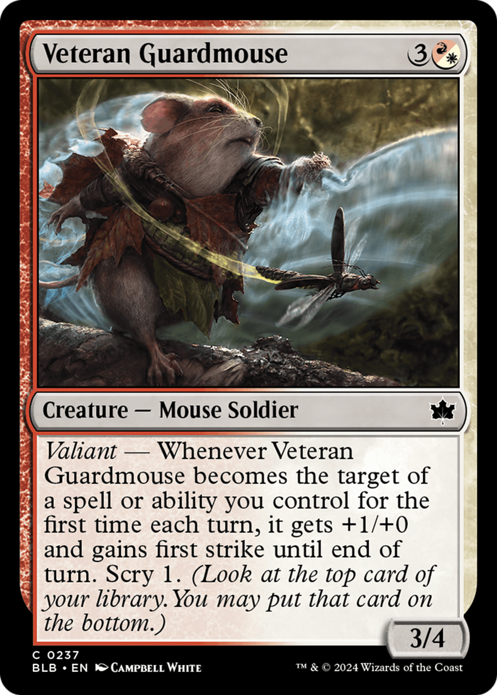 Souris de garde vétérane — Bloomburrow — Magic: The Gathering