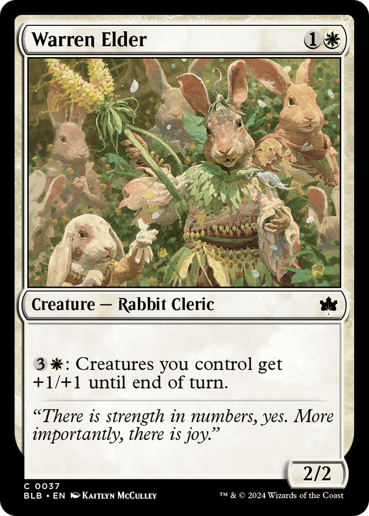 Warren Elder — Bloomburrow — Magic: The Gathering