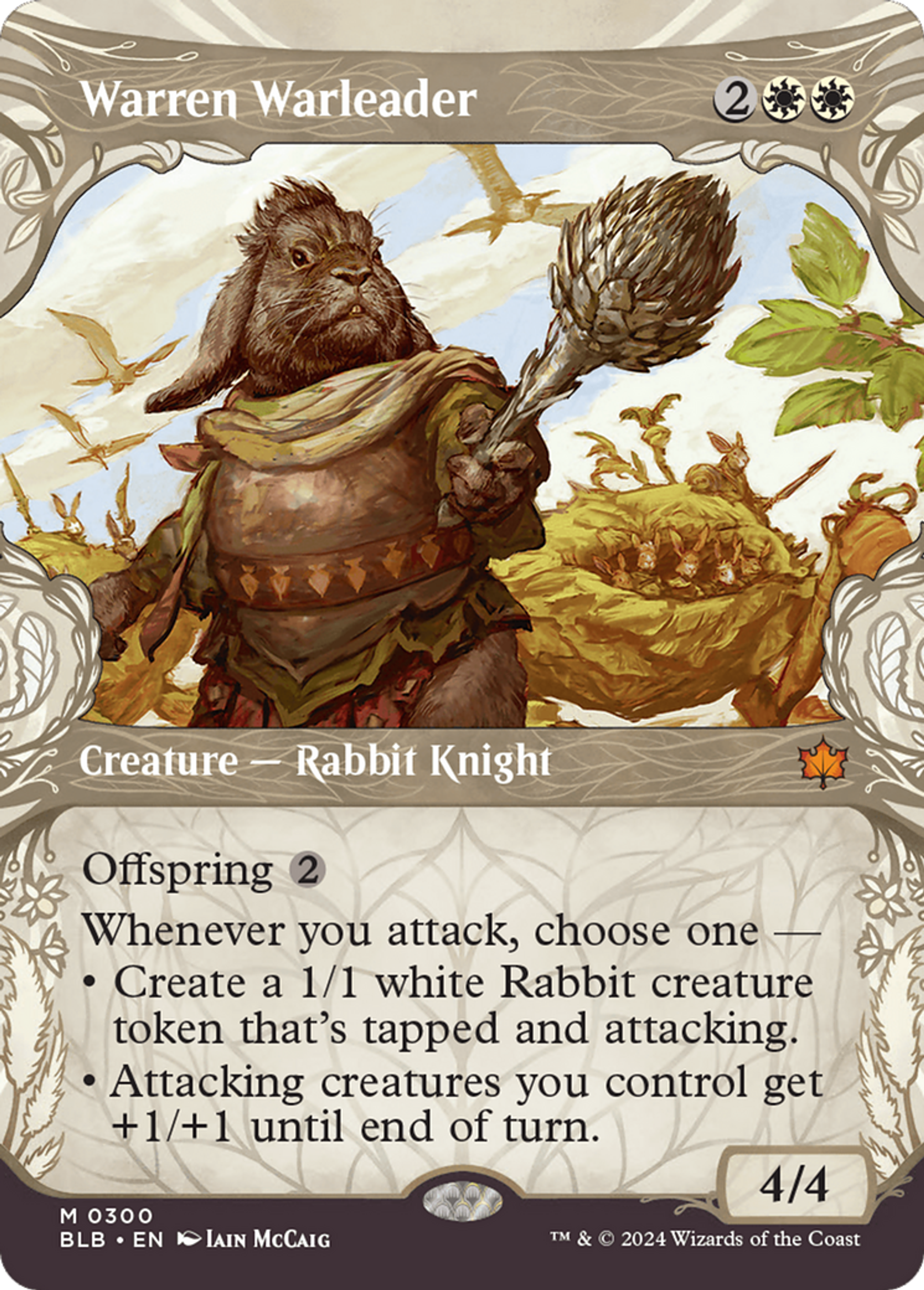 Warren Warleader — Bloomburrow — Magic: The Gathering