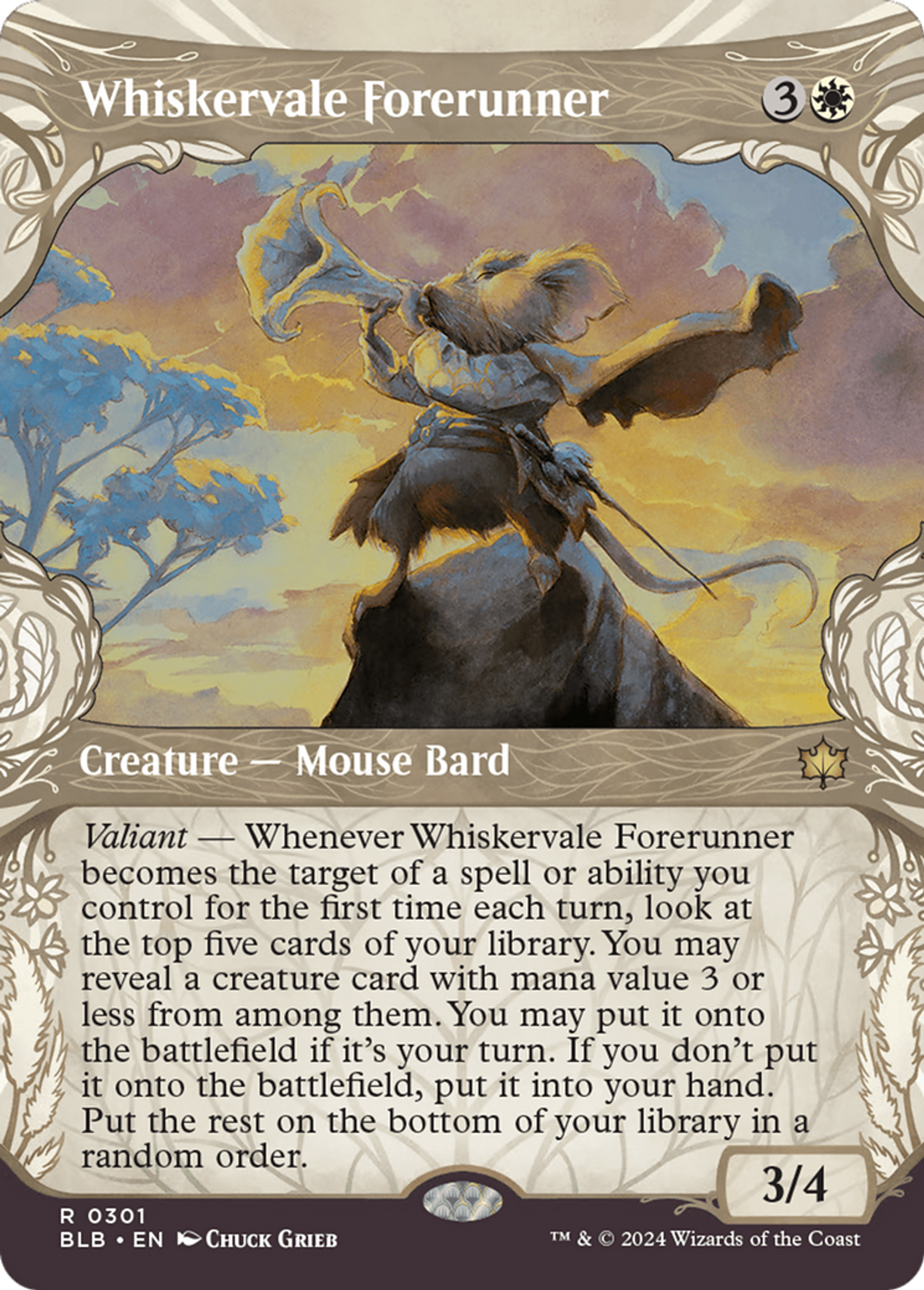 Whiskervale Forerunner — Bloomburrow — Magic: The Gathering