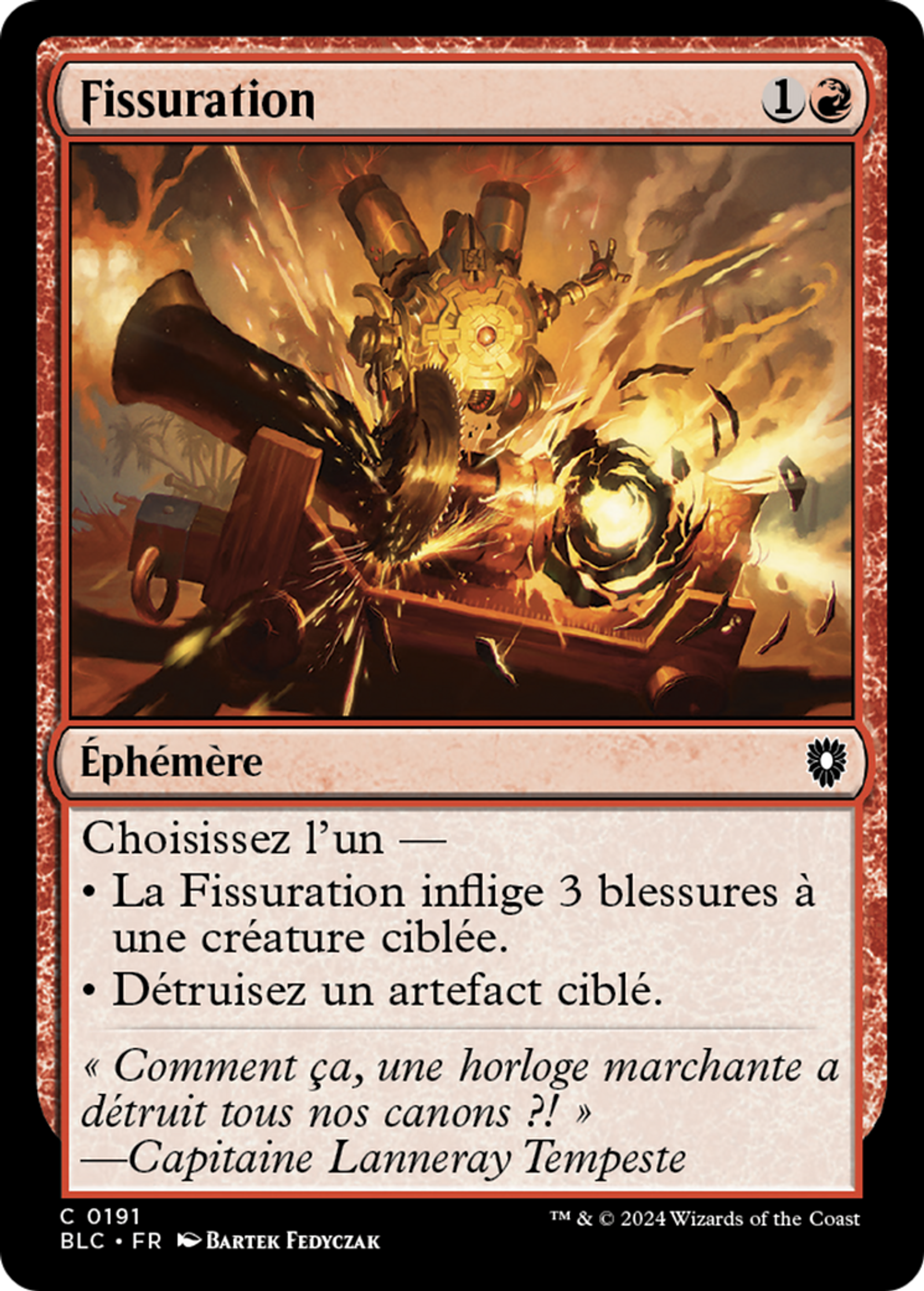 Fissuration — Bloomburrow Commander — Magic: The Gathering