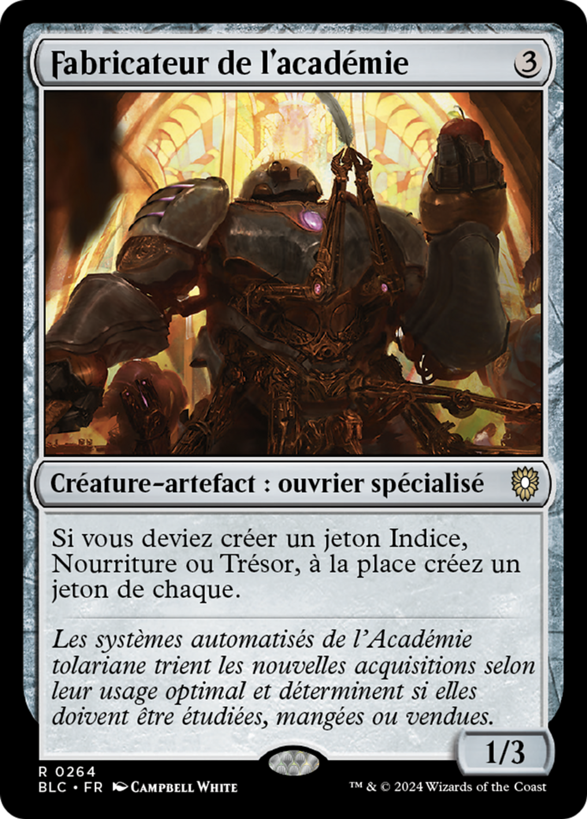 Fabricateur de l'académie — Bloomburrow Commander — Magic: The Gathering