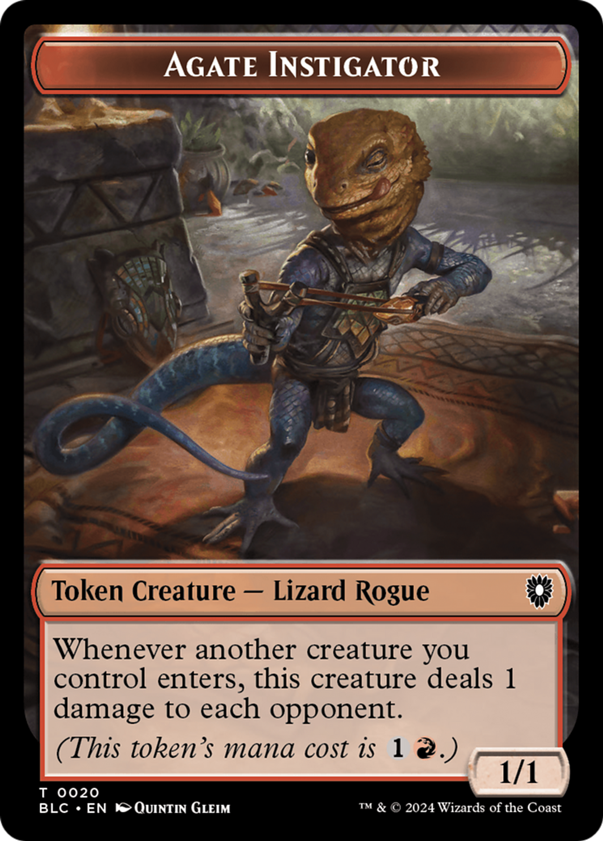 Agate Instigator — Bloomburrow Commander — Magic: The Gathering