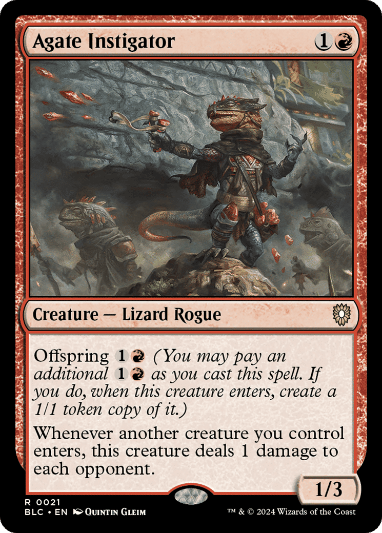Agate Instigator — Bloomburrow Commander — Magic: The Gathering