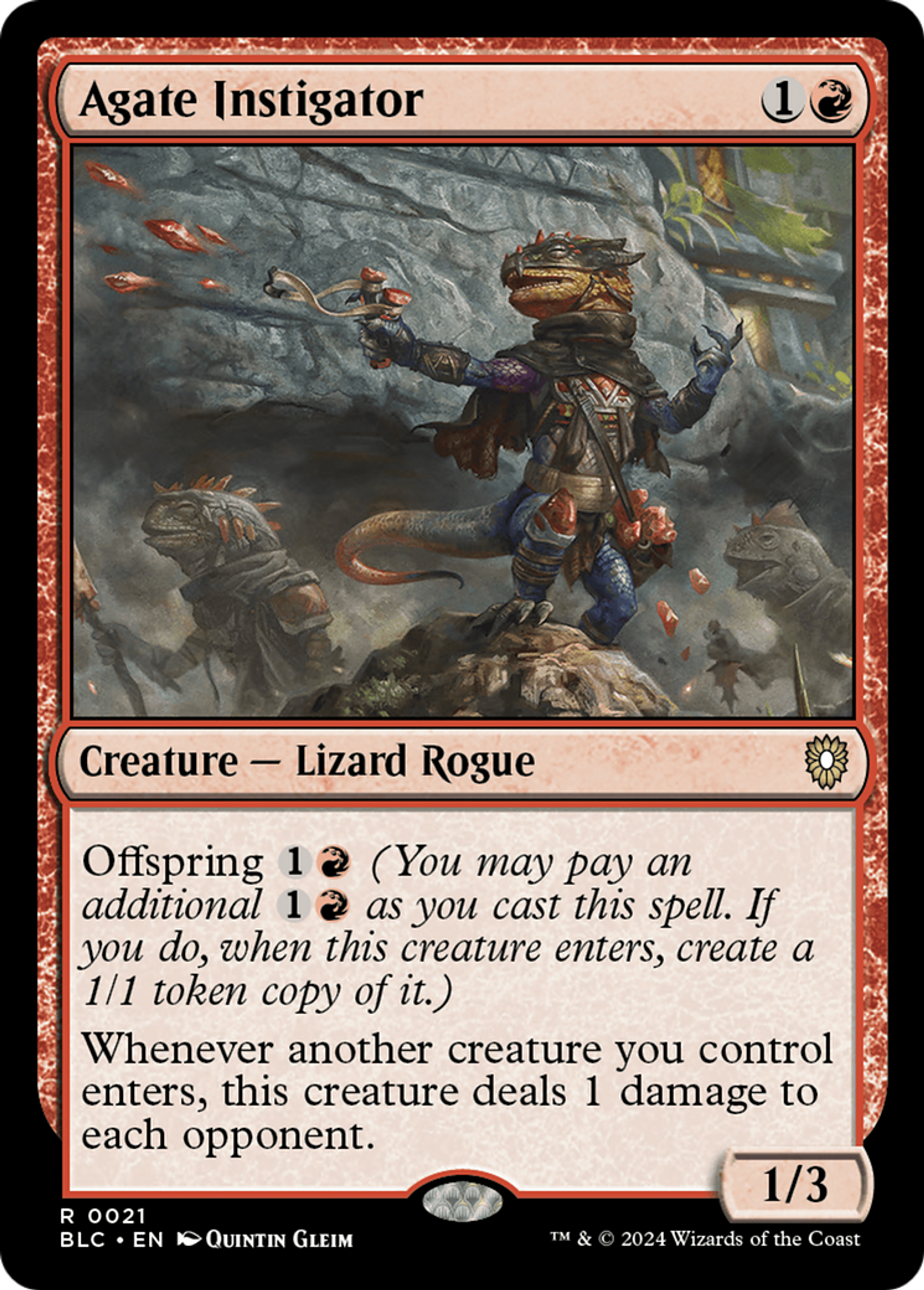 Agate Instigator — Bloomburrow Commander — Magic: The Gathering