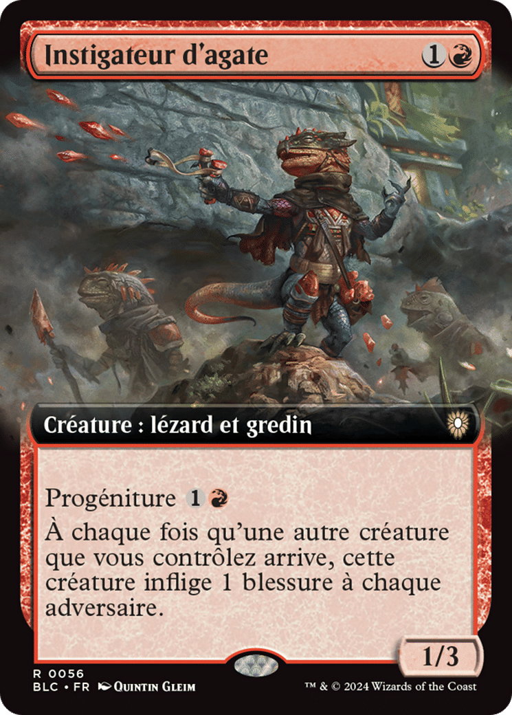Instigateur d'agate — Bloomburrow Commander — Magic: The Gathering