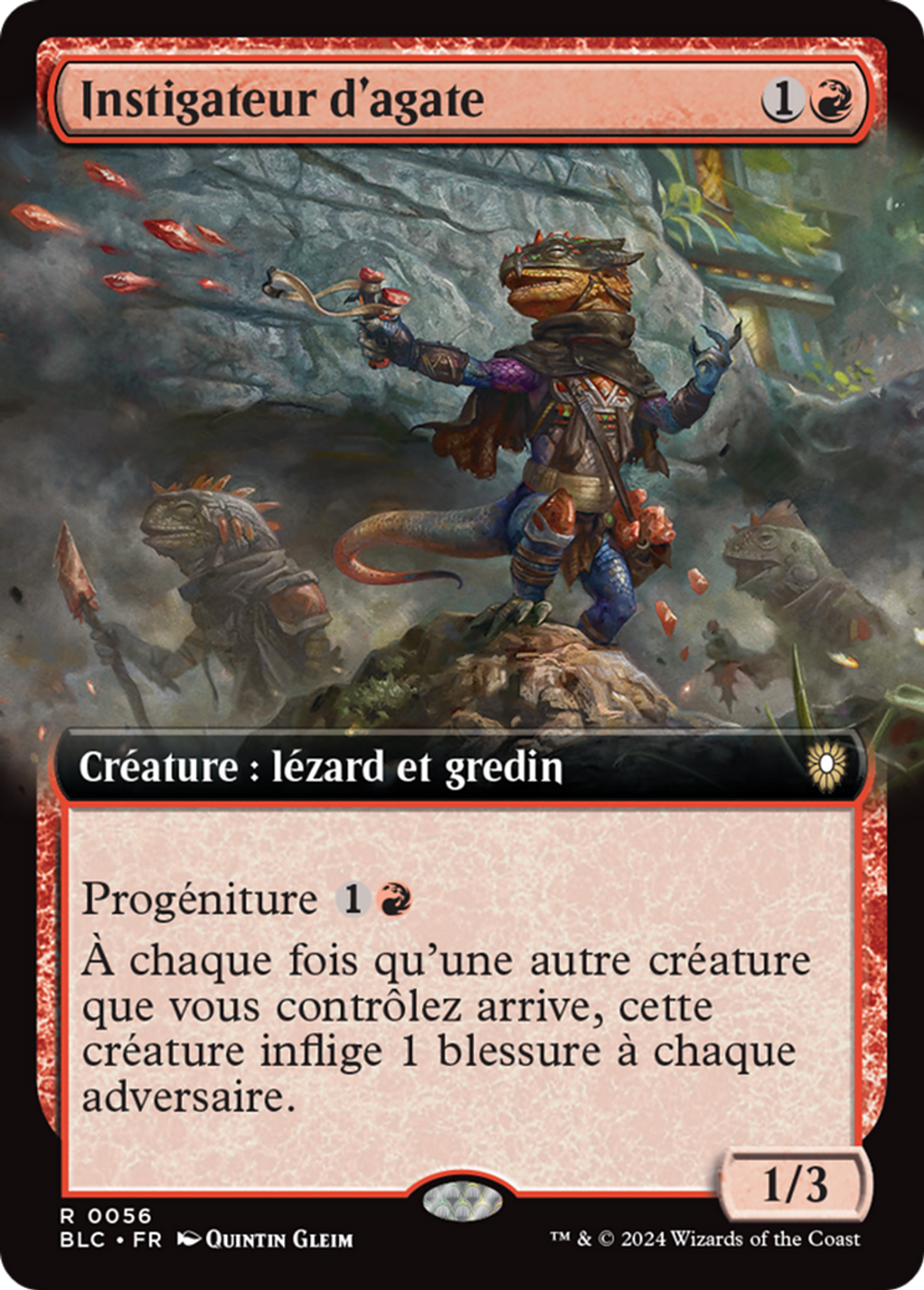 Instigateur d'agate — Bloomburrow Commander — Magic: The Gathering