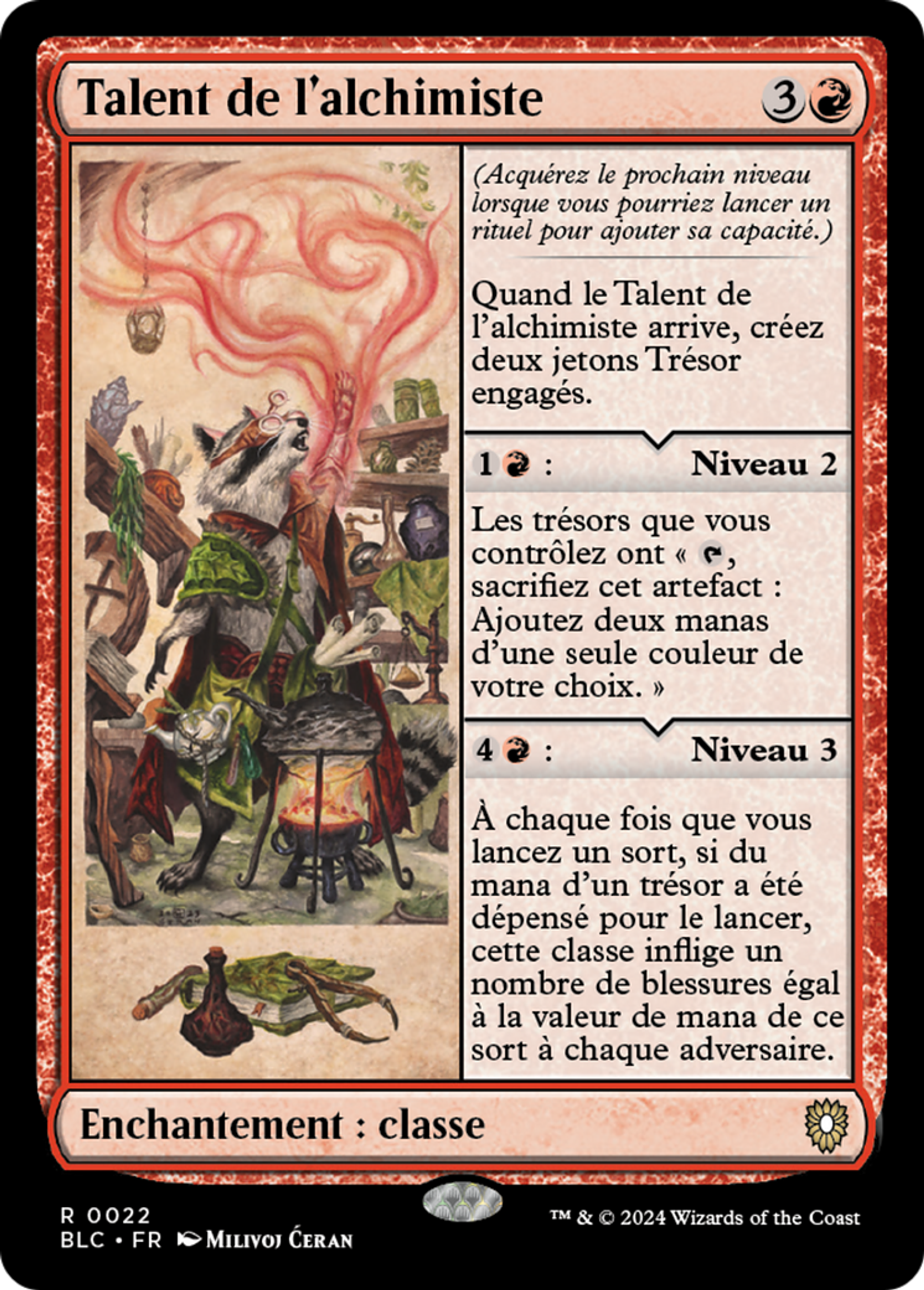 Talent de l'alchimiste — Bloomburrow Commander — Magic: The Gathering