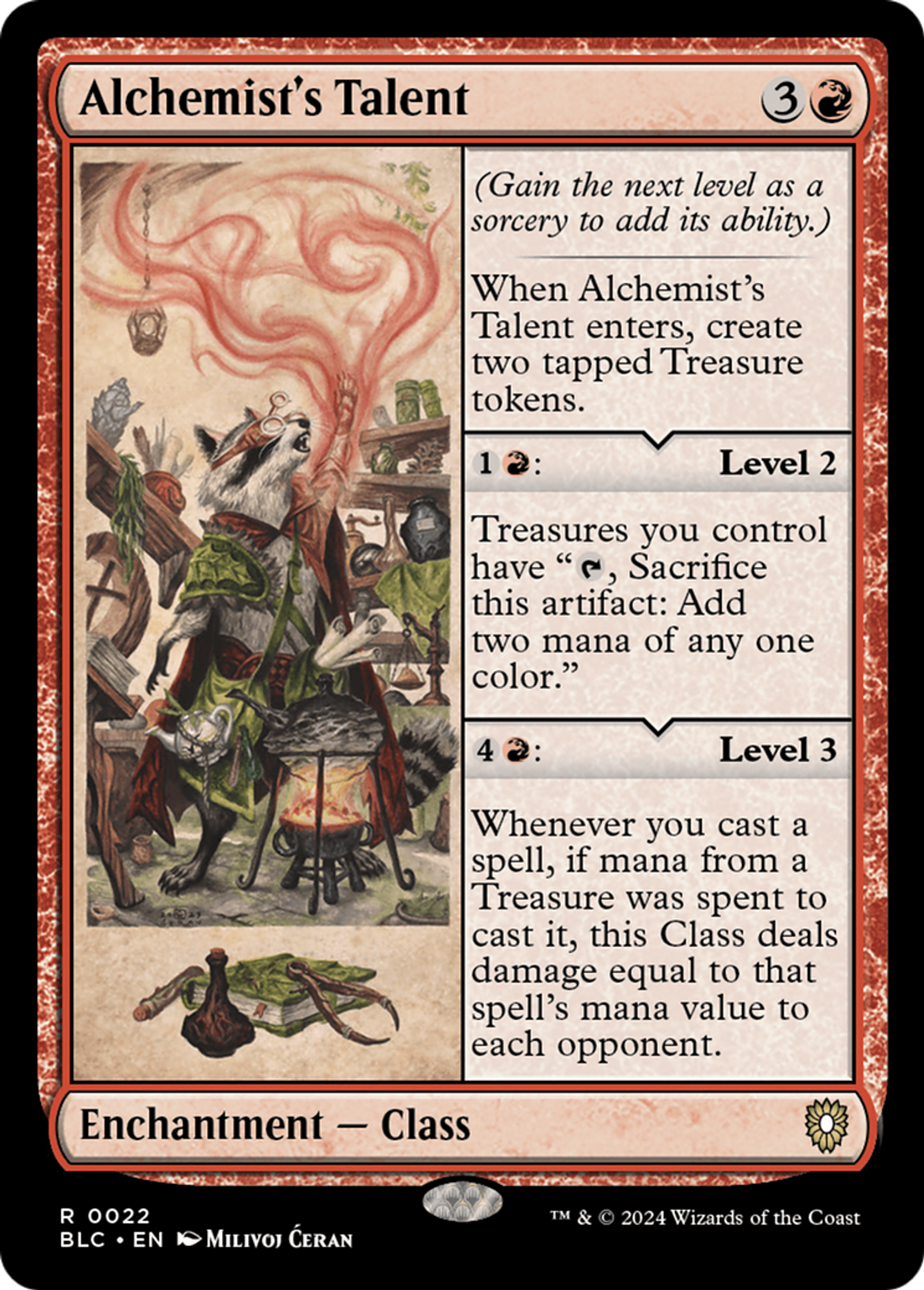 Alchemist's Talent — Bloomburrow Commander — Magic: The Gathering