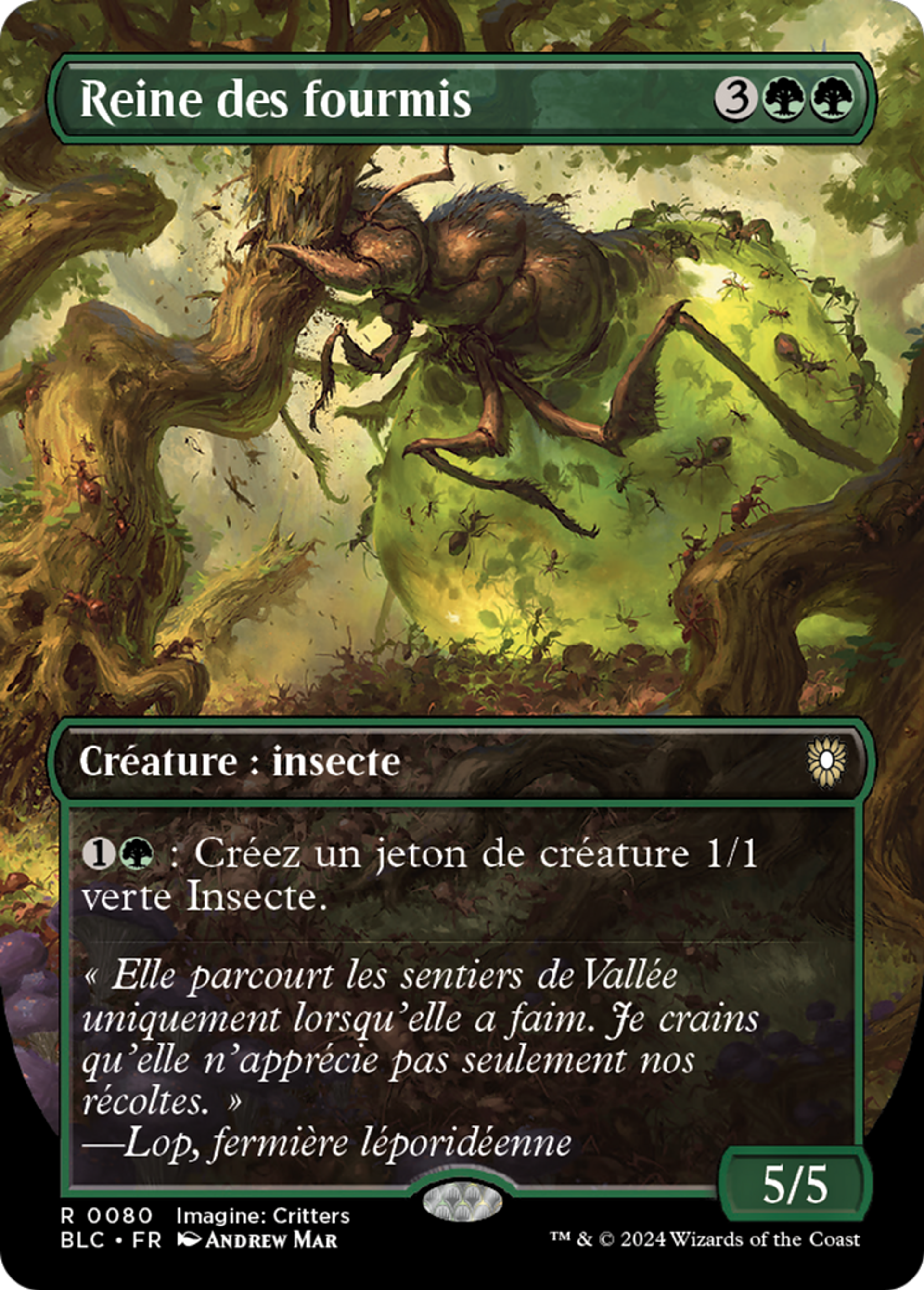 Reine des fourmis — Bloomburrow Commander — Magic: The Gathering