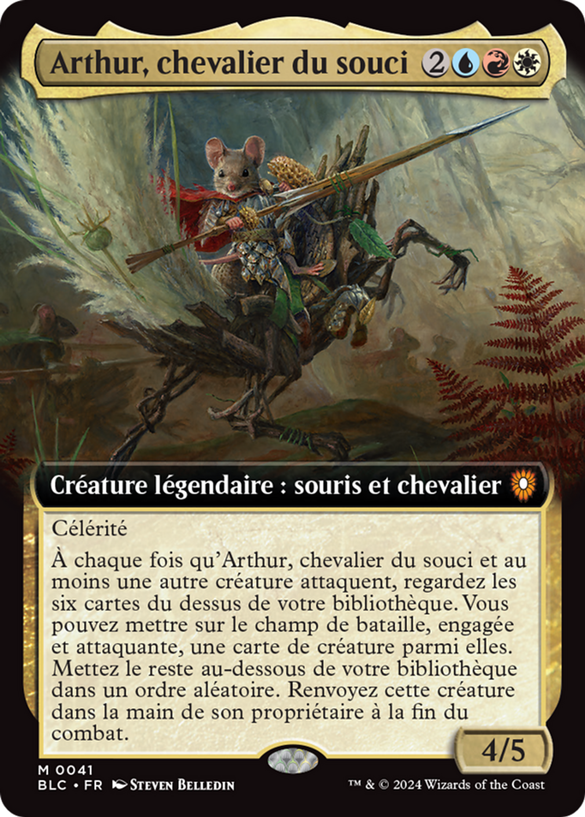 Arthur, chevalier du souci — Bloomburrow Commander — Magic: The Gathering