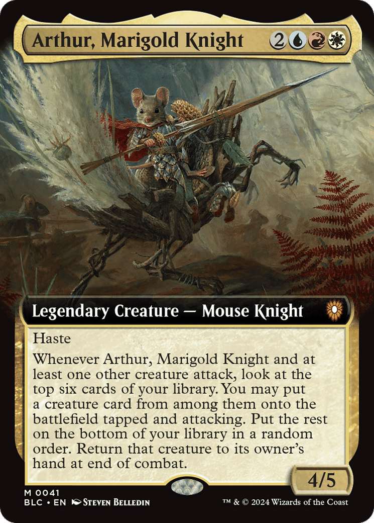 Arthur, Marigold Knight — Bloomburrow Commander — Magic: The Gathering