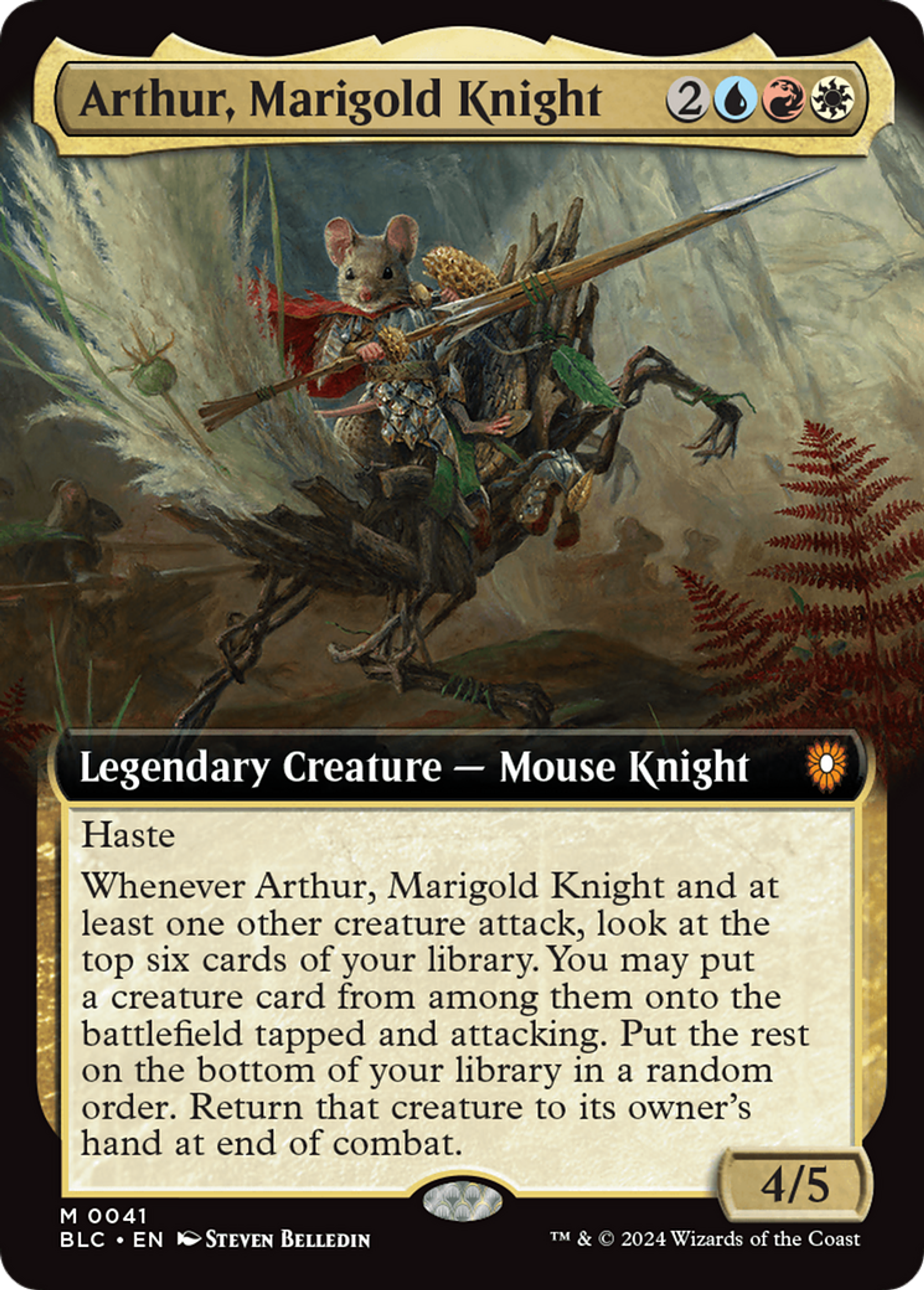 Arthur, Marigold Knight — Bloomburrow Commander — Magic: The Gathering