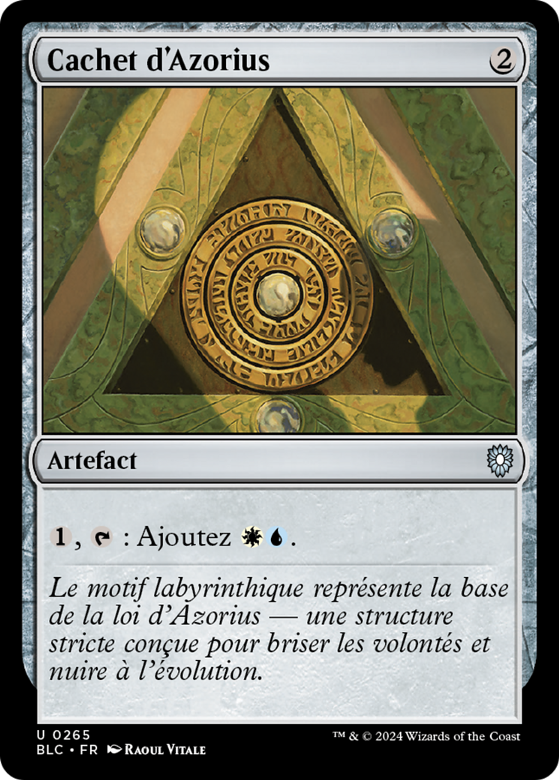 Cachet d'Azorius — Bloomburrow Commander — Magic: The Gathering